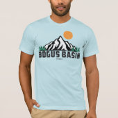 T-shirt Ski du Bogus Retro (Devant)