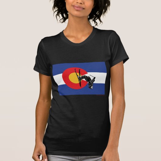 T-shirt Ski du Colorado (Devant)