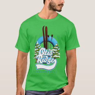 T-shirt ski du Massachusetts d'Otis Ridge
