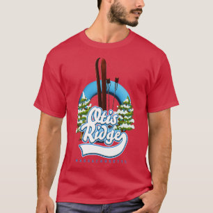 T-shirt ski du Massachusetts d'Otis Ridge