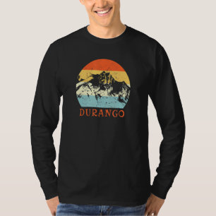T-shirt Ski Durango Colorado Vintage Retro Snow Sking