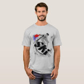 T-shirt ski d'uXm (Devant entier)