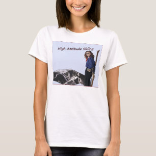 T-shirt Ski élevé d'attitude