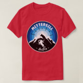 T-shirt Ski En Mittersill Autriche Bleu (Design devant)