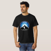 T-shirt Ski En Titlis Suisse Bleu (Devant entier)