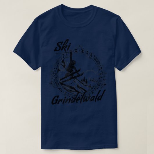 T-shirt Ski Grindelwald (Design devant)