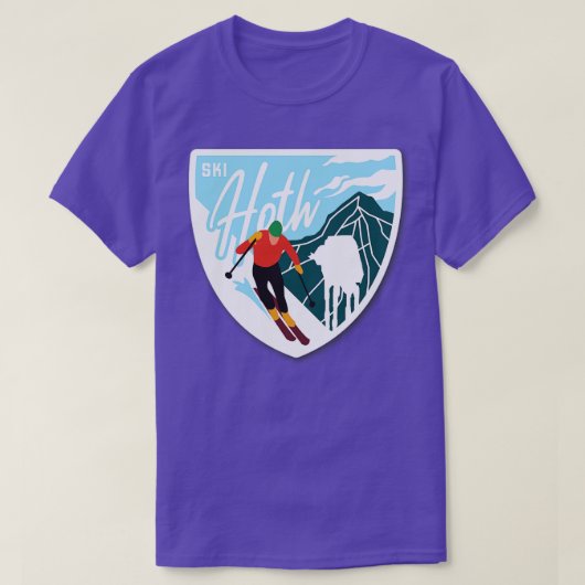 T-shirt Ski Hoth 1 (Design devant)