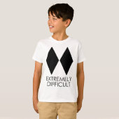 T-shirt Ski I'm Difficulté Ski Skier Snowboard Snowboard (Devant entier)