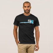 T-shirt ski incliné (Devant entier)