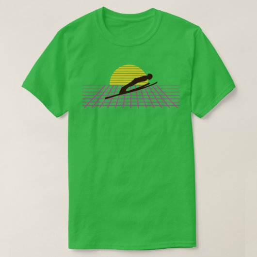 T-shirt Ski Jumper Ski Jumping (Design devant)