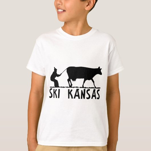 T-shirt Ski Kansas (Devant)