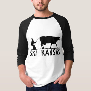 T-shirt Ski Kansas - Noir