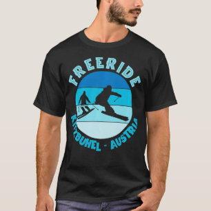 T-shirt Ski Kitzbuhel Autriche Freeride
