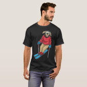 T-shirt Ski Labrador Skier (Devant entier)