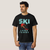 T-shirt Ski Lake Tahoe (Devant entier)