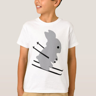 T-shirt ski lapin de ski mignon ski