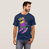 T-shirt Ski Lion Sports d'hiver (Devant entier)