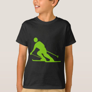 T-shirt Ski - Martian Green