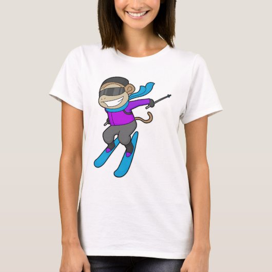 T-shirt Ski Monkey (Devant)