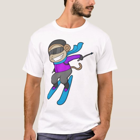 T-shirt Ski Monkey (Devant)
