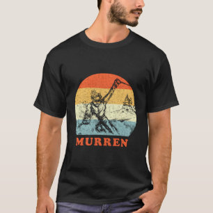 T-shirt Ski Murren Suisse Vacatio ski Vintage neige