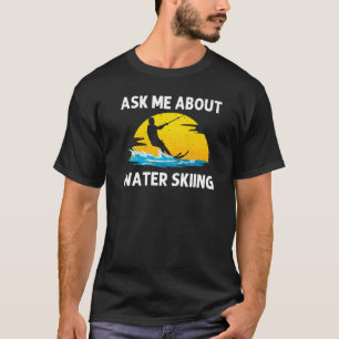 T-shirt Ski Nautique cool Pour Hommes Femmes Ski Sports Sk