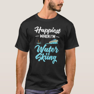 T-shirt Ski nautique Planche Débutant Skier Waterski Tr