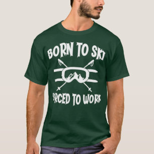 T-shirt Ski Né À Ski