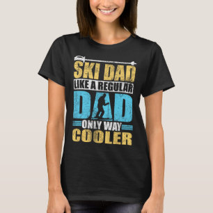 T-shirt Ski Papa Comme Un Père Refular Seulement Glacière