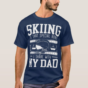 T-shirt Ski père Casque neige