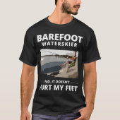 T-shirt Ski pieds nus Sports nautiques Bateau à moteur (Devant)