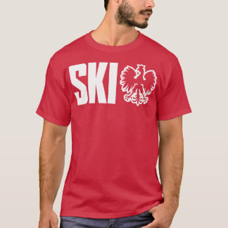 T-shirt SKI polonais Nom de famille se terminant en Ski Dy
