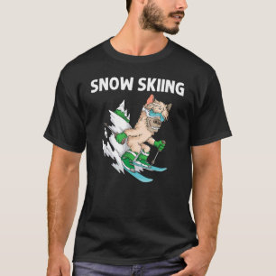 T-shirt Ski Pour Hommes Femmes Ski Freestyle Skier Snowboa