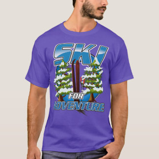 T-shirt Ski pour voyage d'aventure