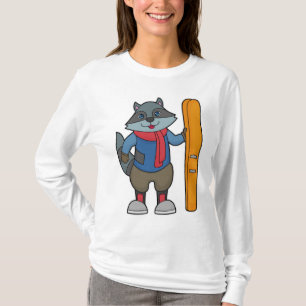 T-shirt Ski Racoon