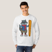 T-shirt Ski Racoon (Devant entier)