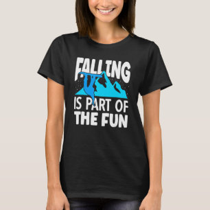T-shirt Ski Resort Falling Fait Partie Du Fun Snowboard