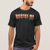 T-shirt Ski Retro Beaver Mountain (Devant)