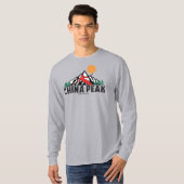 T-shirt Ski Retro China Peak (Devant entier)