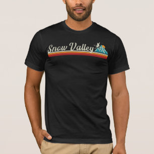 T-shirt Ski Retro Snow Valley