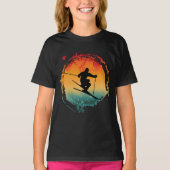 T-Shirt SKI RETRO VINTAGE (Devant)