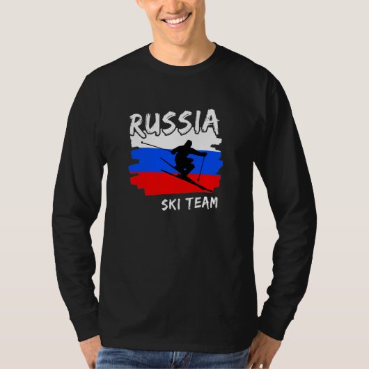 T-Shirt Ski Russie (Devant)