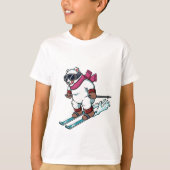 T-shirt Ski Skiing  (Devant)