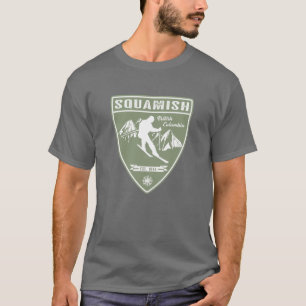 T-shirt Ski Squamish Colombie-Britannique