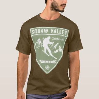 T-shirt Ski Squaw Valley Californie