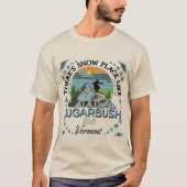 T-shirt Ski Sugarbush Vermont (Devant)