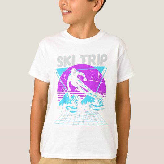 T-shirt Ski Trip 2025 - Matching Family Snow Skiing Vacati (Devant)