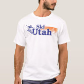 T-shirt Ski Utah (homme) (Devant)