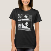 T-shirt Ski Vail Skiing Skier Winter Snowboard Snowboarder (Devant)