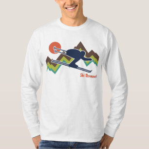 T-shirt Ski Vermont